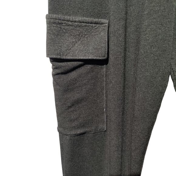 Sundry x Evereve Sz 2 (M) Everyday Jogger Dark Green Cargo Sweat Lounge Pants - Picture 3 of 6